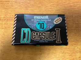 MAXELL CD-Capsule-II 70 Chrom Audio Kassette original, rar!