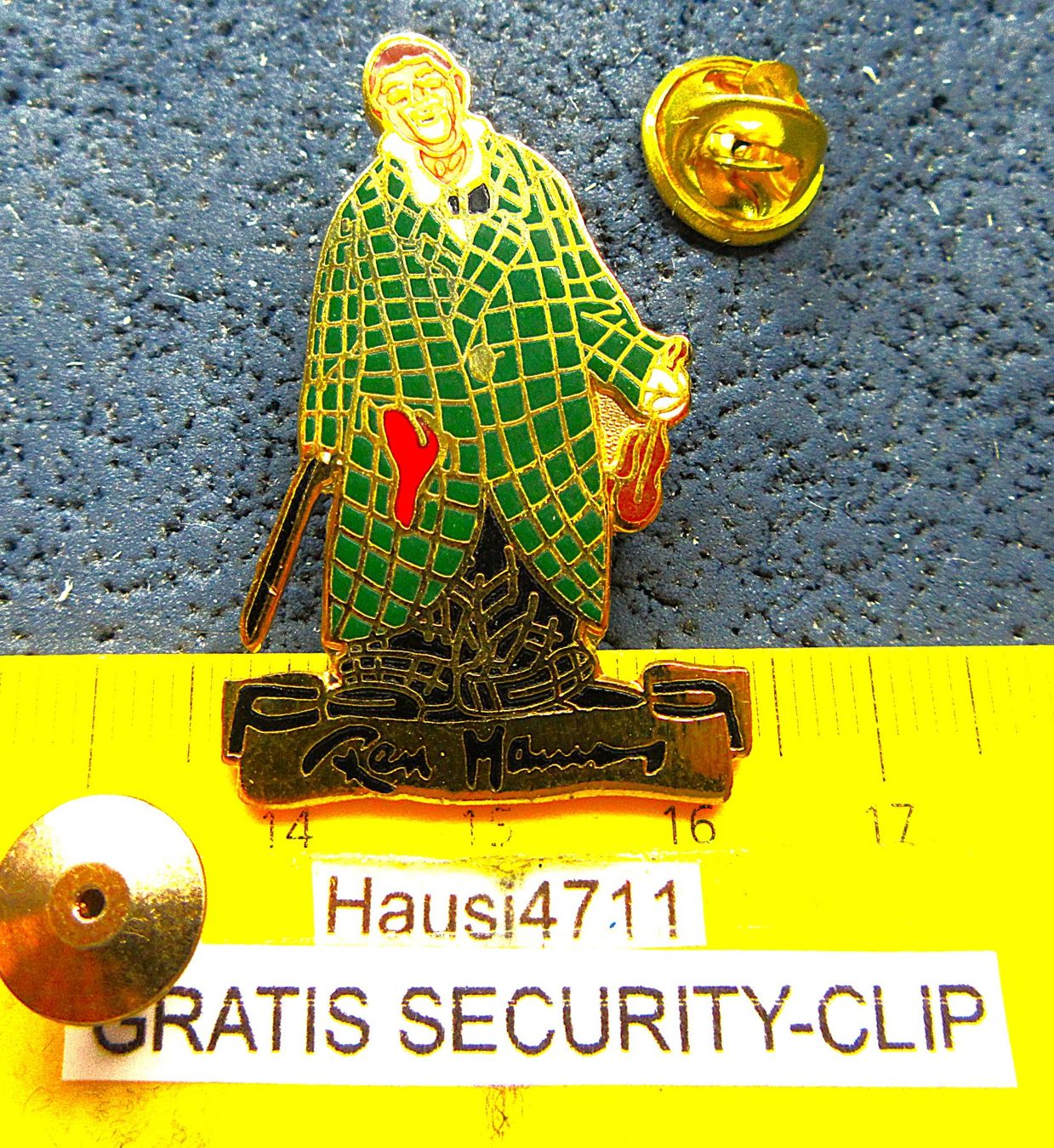 Placchette & Badge: CLOWN PIN ENAMEL GOLDIG MIT SECURITY-CLIP – Usato da Ettingen venduto da Hausi4711