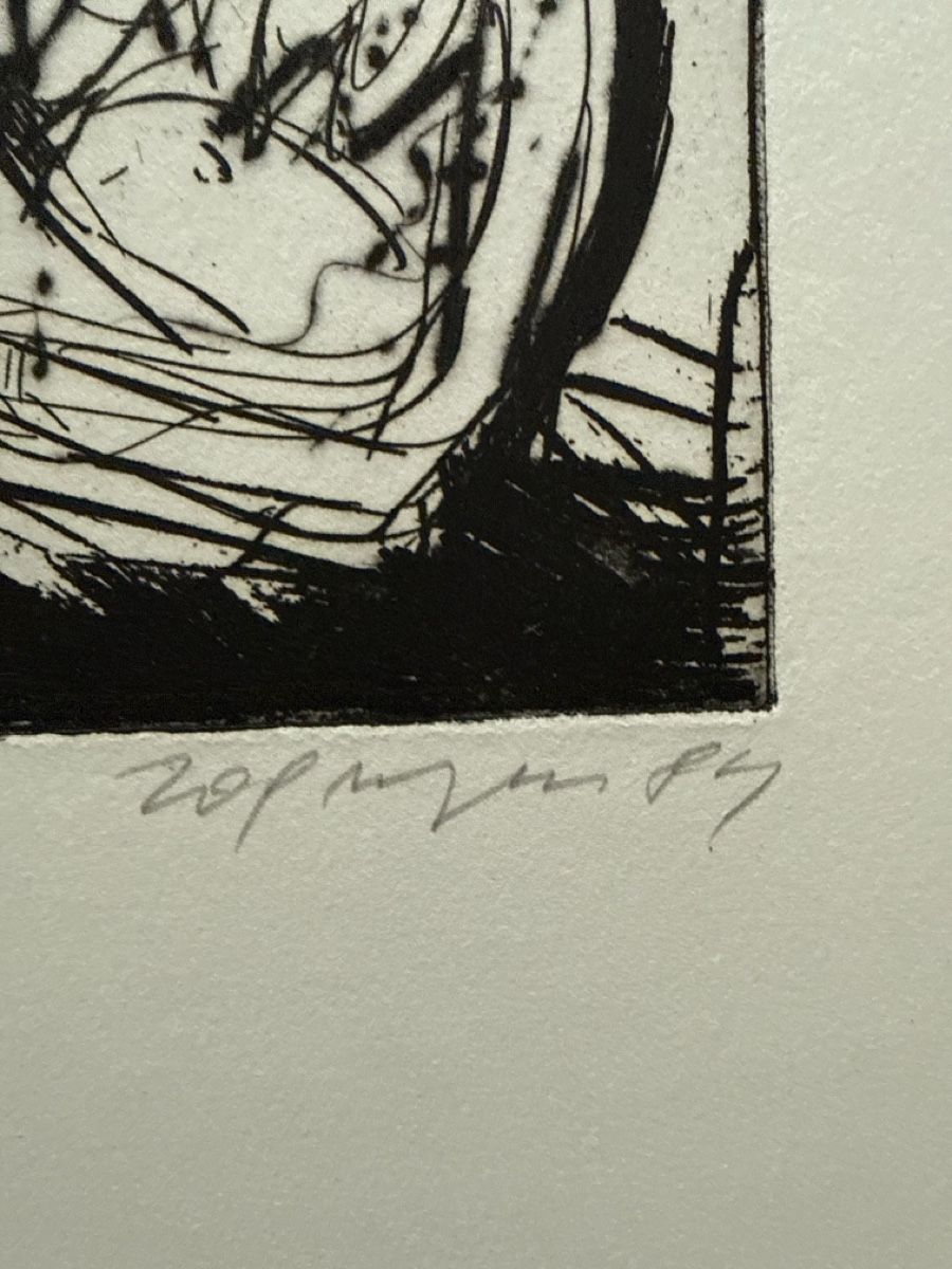 Grafica & Litografie: ZOGMAYER Leo (1947) Medea – Usato da Schmitten FR venduto da Hohezelg 1