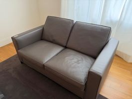 MINOTTI Leder 2-Sitzer - neuwertig