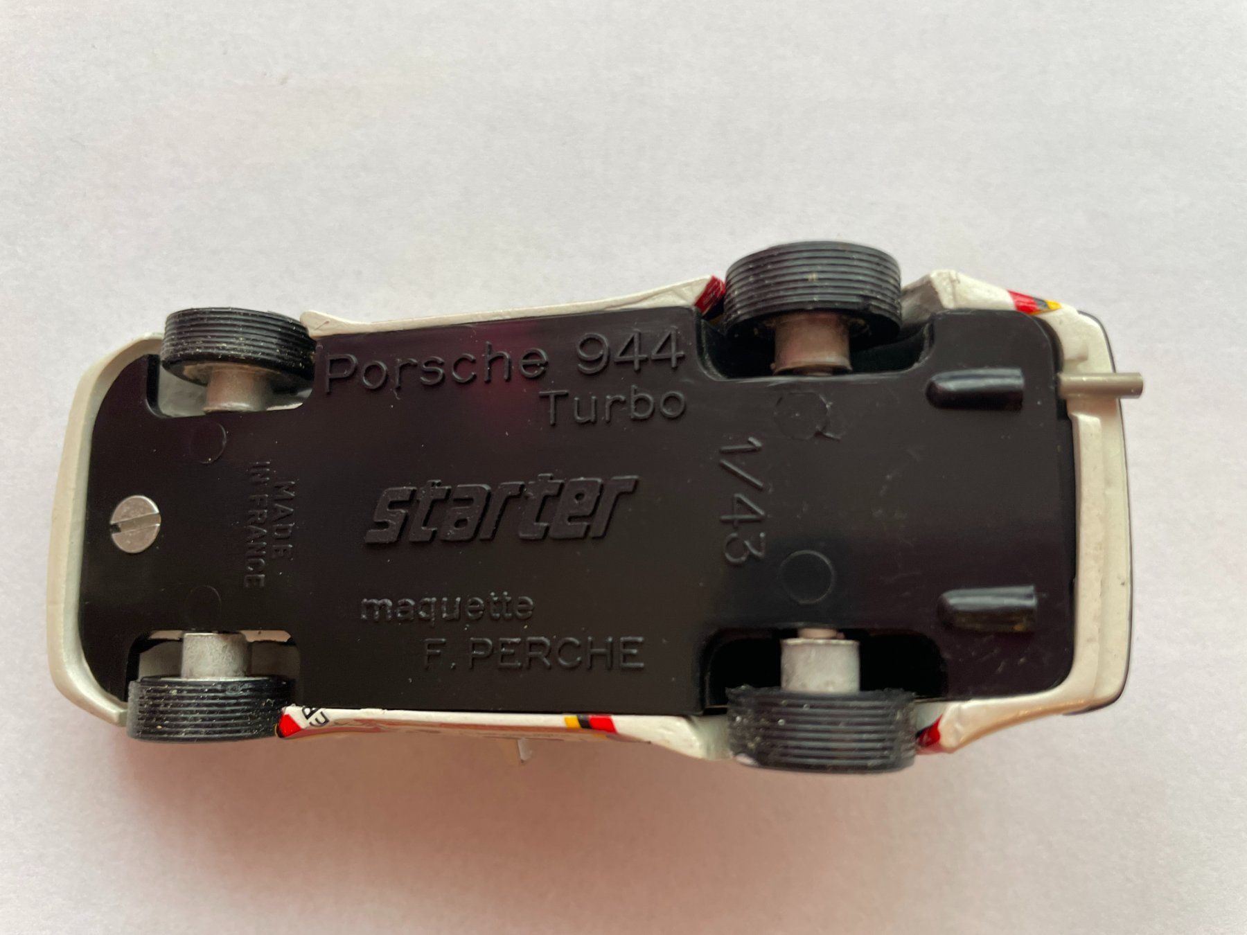 Porsche Modellini d'auto: Porsche 944 turbo cup             starter 1:43 – Usato da Wohlen AG venduto da Erelpowerline 1