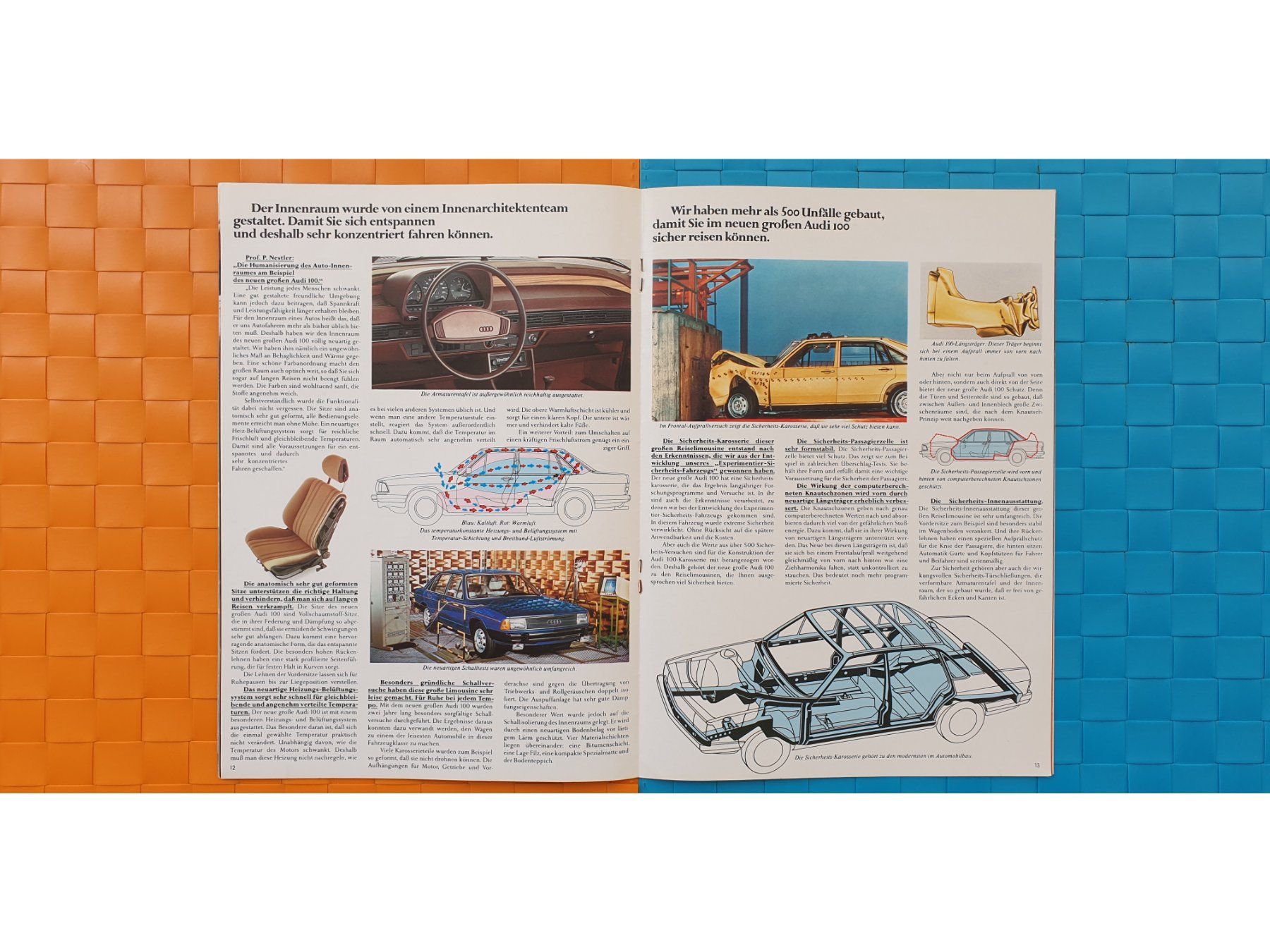 Zeitschriften & Magazine: AUDI 100 LIMOUSINE 1976 - Prospekt / Katalog – Gebraucht aus Viganello von CARLiteratur 4