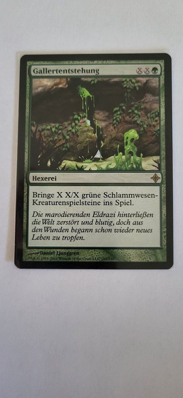 Magic The Gathering Carte collezionabili: MTG - Gallertentstehung – Usato da Münsingen venduto da Heroism2010