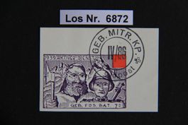 2. Weltkrieg-Marke Infanterie                        Los 354