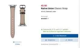 Native Union Classic Strap for Apple Watch (42/44MM)