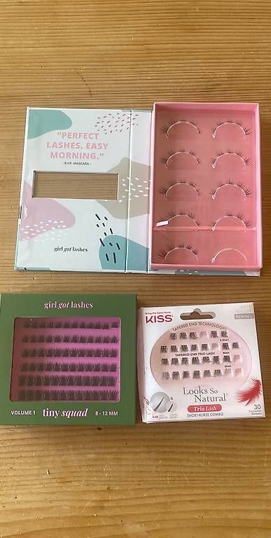 Make-up: Girl got lashes, Fake Wimpern – Nuovo (secondo la descrizione) da Winterthur venduto da Schnettli