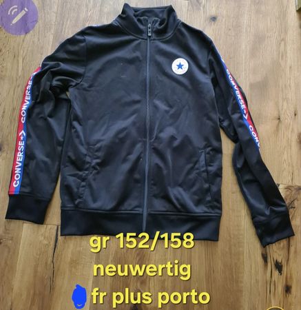 Converse Jacke schwarz Grösse 152/158 neuwertig