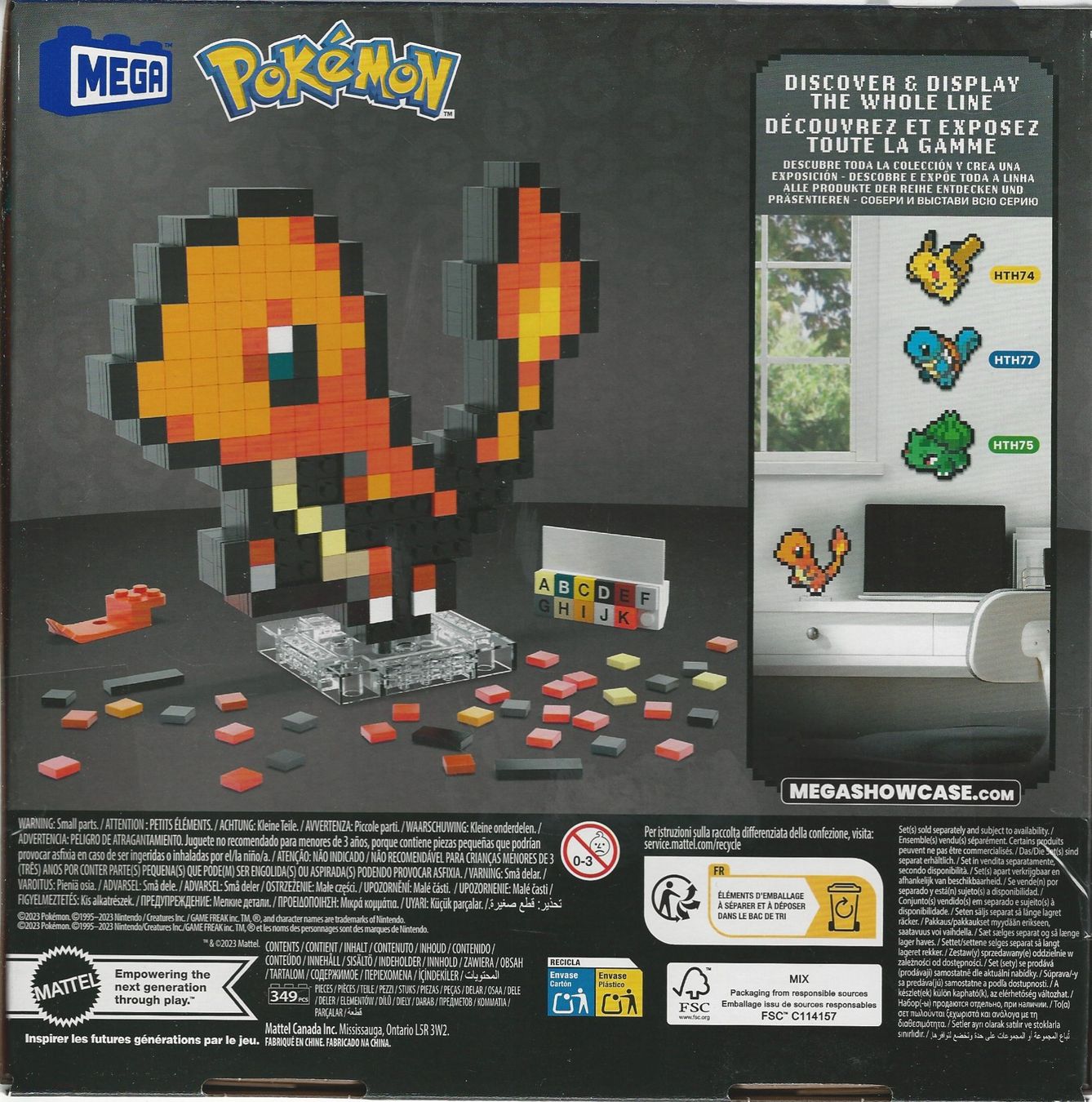 Mega Kit di costruzioni: MEGA HTH 76 POKEMON CHARMANDER - SALAMECHE - GLUMAND PIXEL – Nuovo e nell'imballaggio originale da Vezia venduto da Aquarius_Age 1