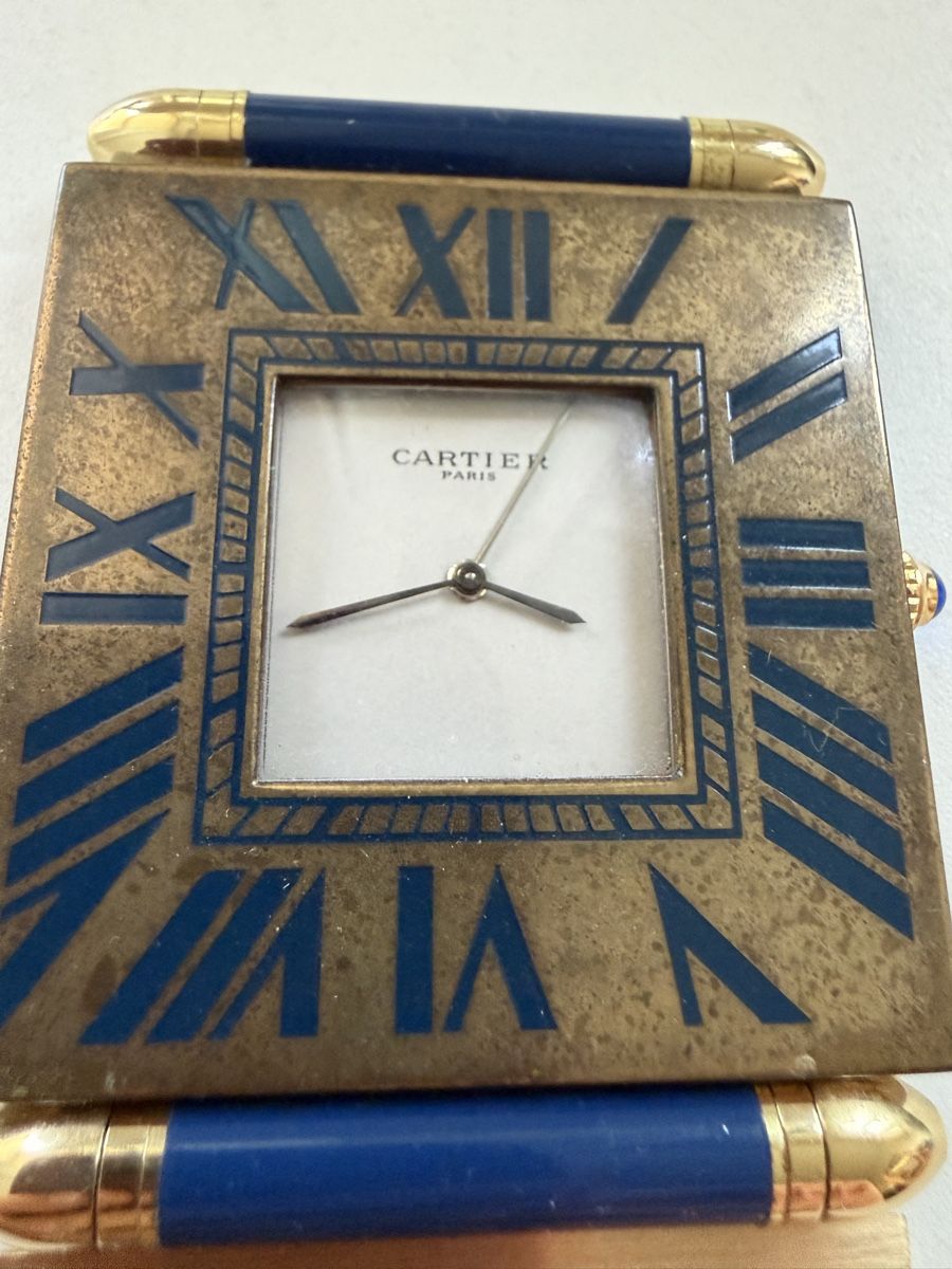 Cartier Stand- & Wanduhren: Pendulette de voyage Cartier  – Gebraucht aus Lausanne von Pascal9999 1