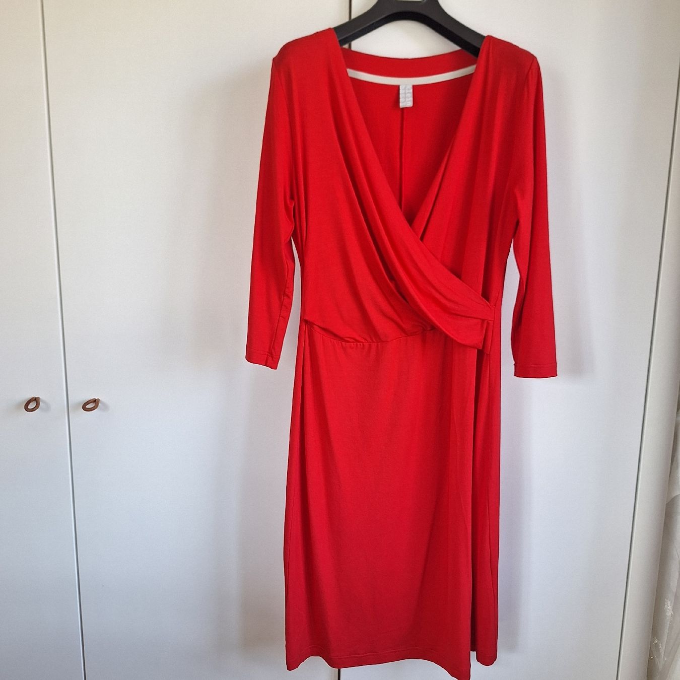 Kleinbasel Vestiti: kleinbasel by Tanja Klein, wunderschönes Kleid, L, hellrot – Usato da Wettingen venduto da Blau8 4