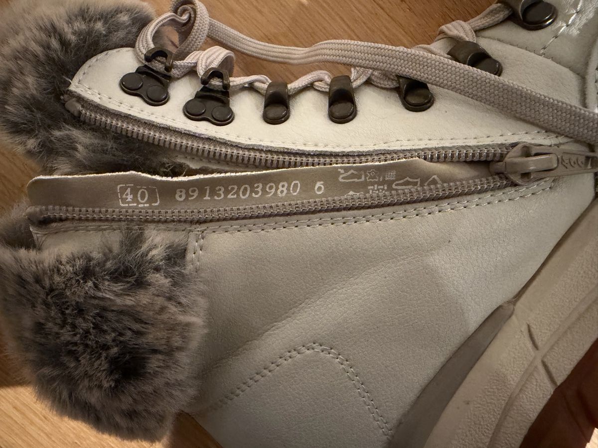 Rieker Damenschuhe: Rieker Evolution Soft Winterstiefel weiss Grösse 40 neu – Neu und originalverpackt aus Bettlach von Tradenet100 5