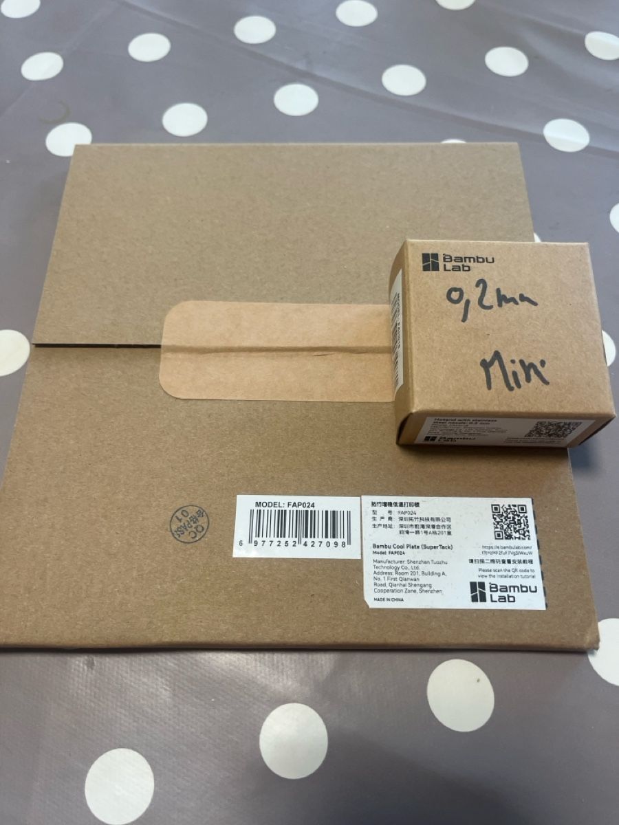 Bambu Lab Filamento: Bambulab mini plateau + nozzle 0.2mm – Nuovo e nell'imballaggio originale da Noville venduto da Berlusconi55
