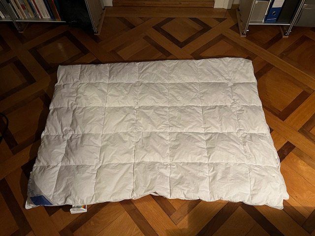 Mayaadi Home Daunendecke 135x200 Cm – 1050g, 15% Daunen, Für Allergiker, Waschbar