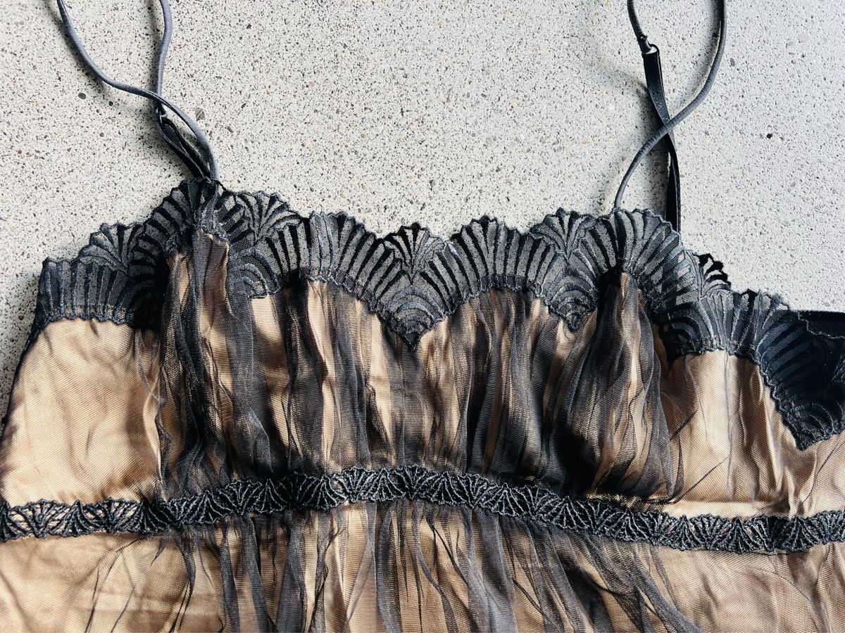 La Perla Vestiti: Negligé, La Perla, Gr. 38, Seide, Tüll, Spitze – Nuovo (secondo la descrizione) da Richterswil venduto da Solemare47Nicole