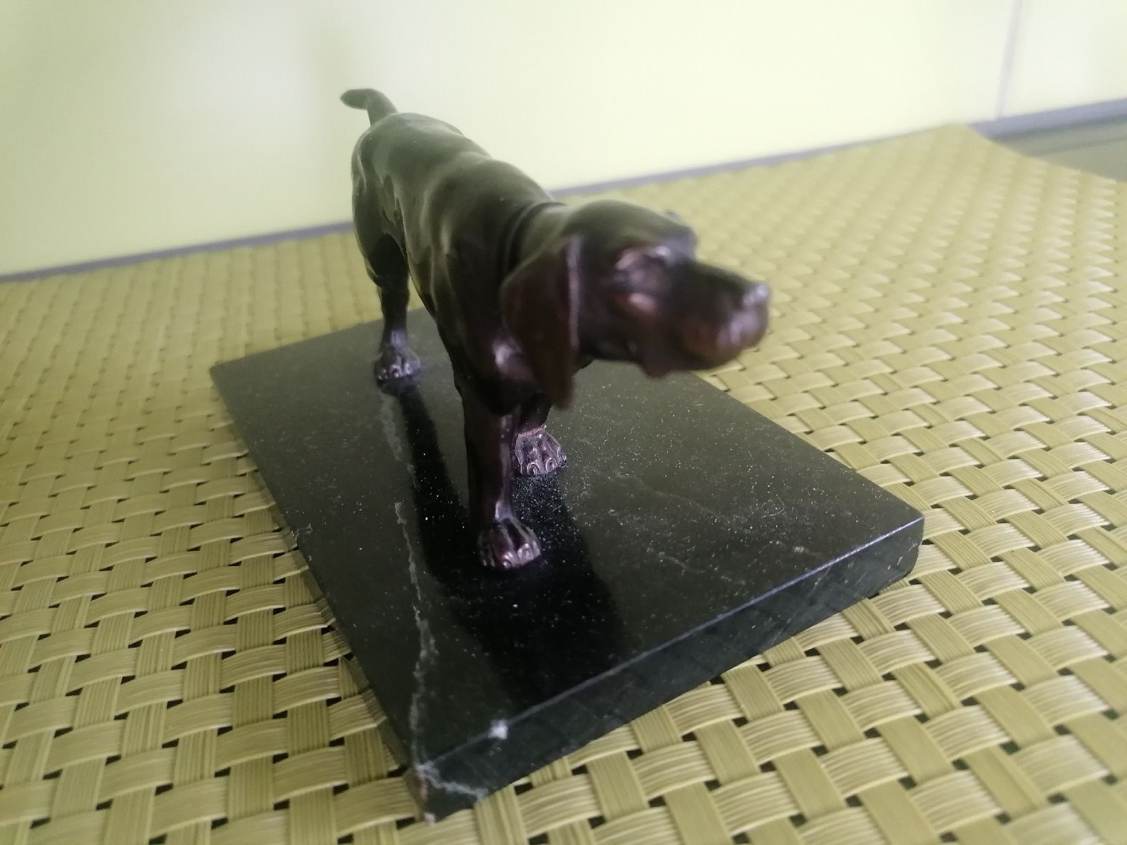Sculture & Statue: Skulptur Metall  Bronce Legierung Jagdhund. – Usato da Biberist venduto da troedlerheinz 2