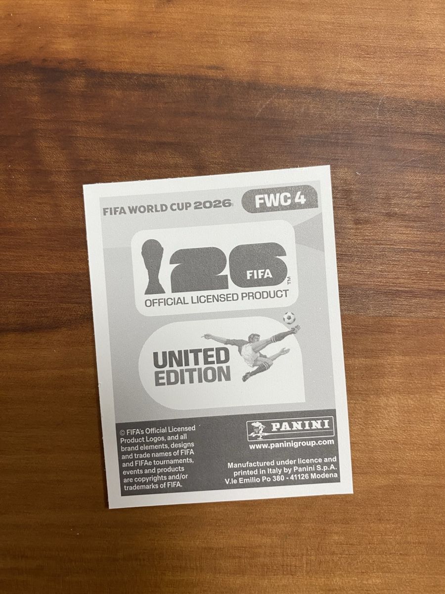 Panini Carte collezionabili: Panini FWC 4 – Nuovo e nell'imballaggio originale da Gränichen venduto da lia_1997_ 1