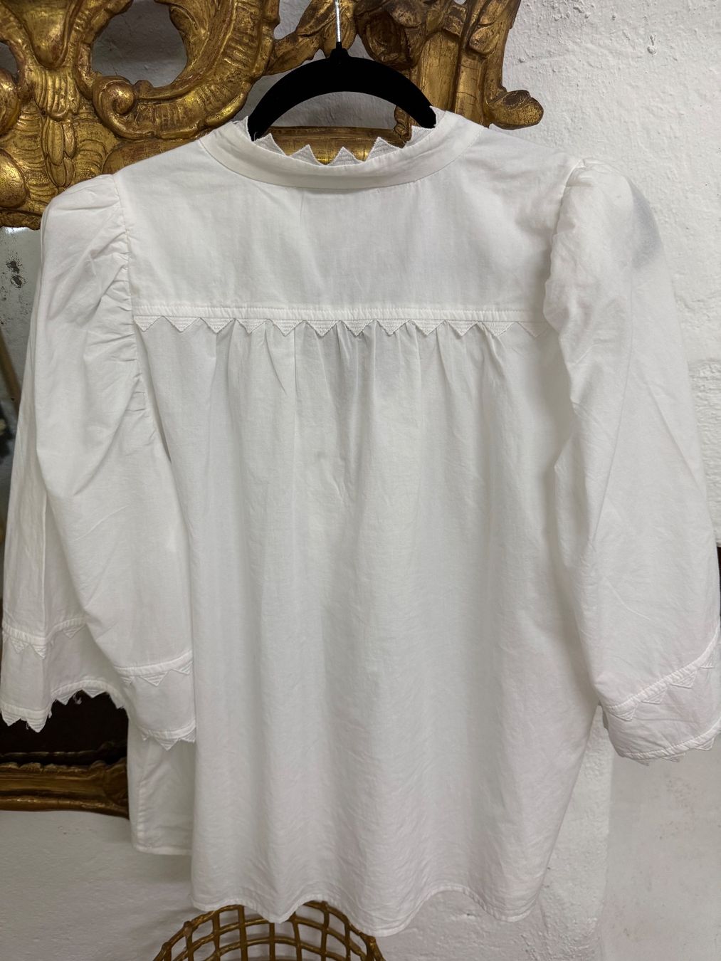 Chemisiers: MUNTHE Bluse Weiss – D'occasion à Lutzenberg par Schatzkiste88 4