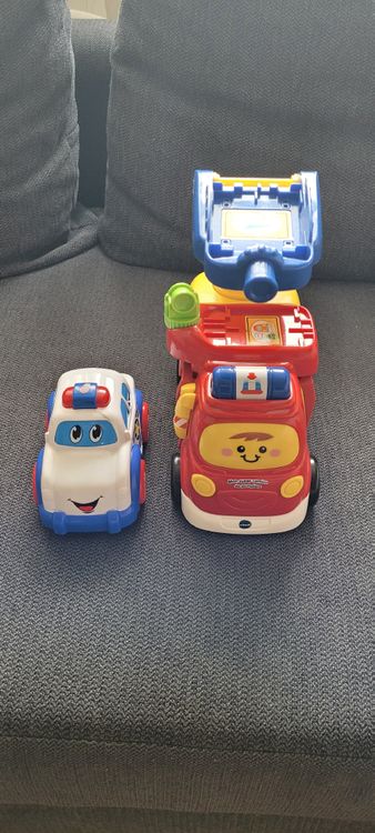 Lot De 2 Voitures Friction à Engrenages Colorés - Jouet Press And Go Pour Enfants - Intérieur Et Extérieur - Jeu STEM éducatif
