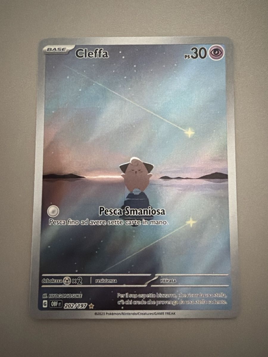 Pokémon Sammelbilder & Trading cards: Cleffa 202/197 NM – Gebraucht aus Cadro von rarecandycustoms