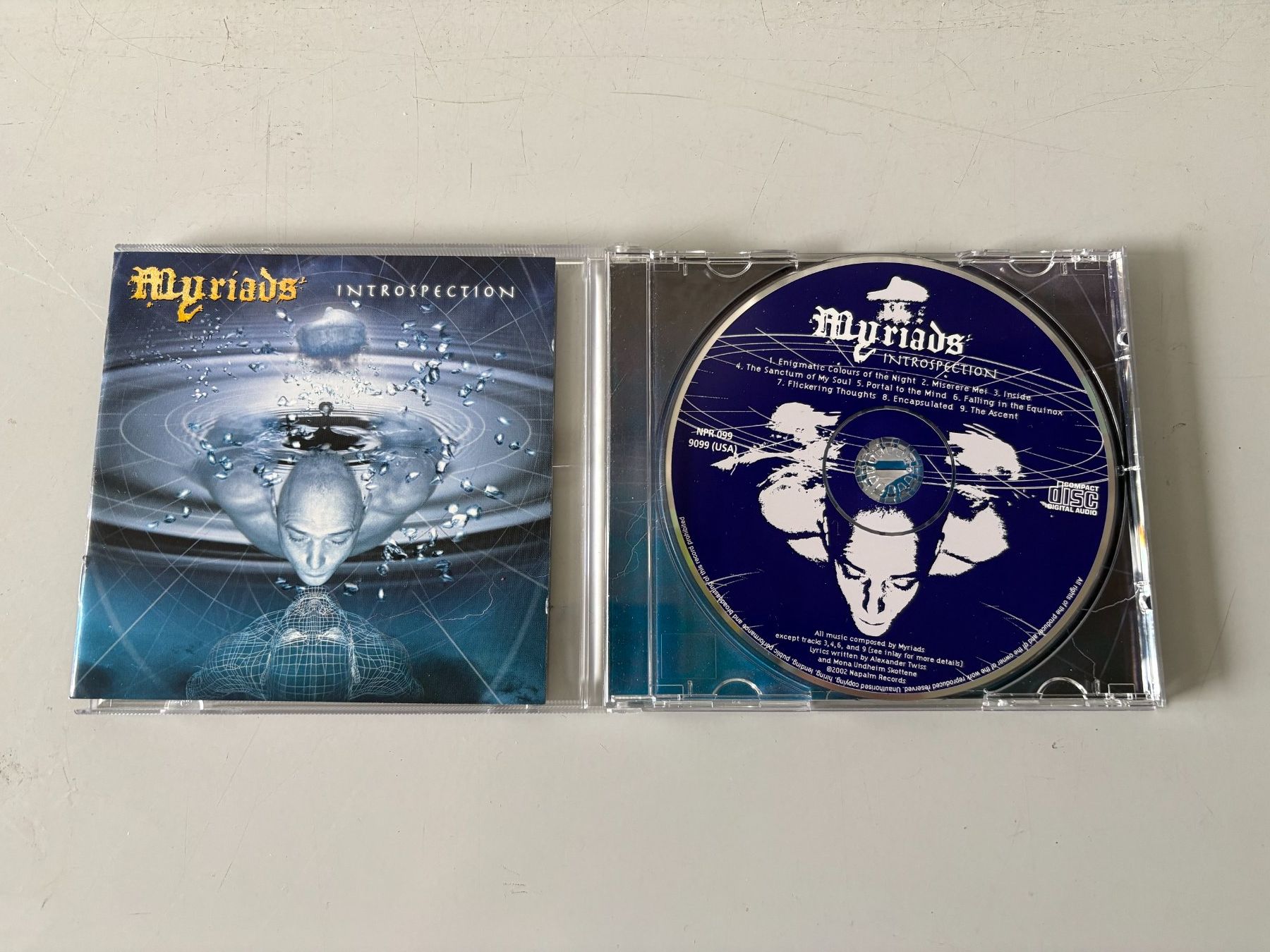 CD: MYRIADS Introspection CD Gothic Metal 2002 – Usato da Wiedlisbach venduto da Andrisa