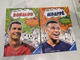 Fussball-Stars Ronaldo Mbappé Bucher neu Zustand