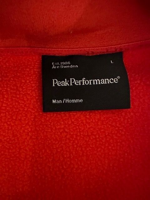 Peak Performance T-Shirts: Peak Performance fleece top – Gebraucht aus Dallenwil von ZD2019 1