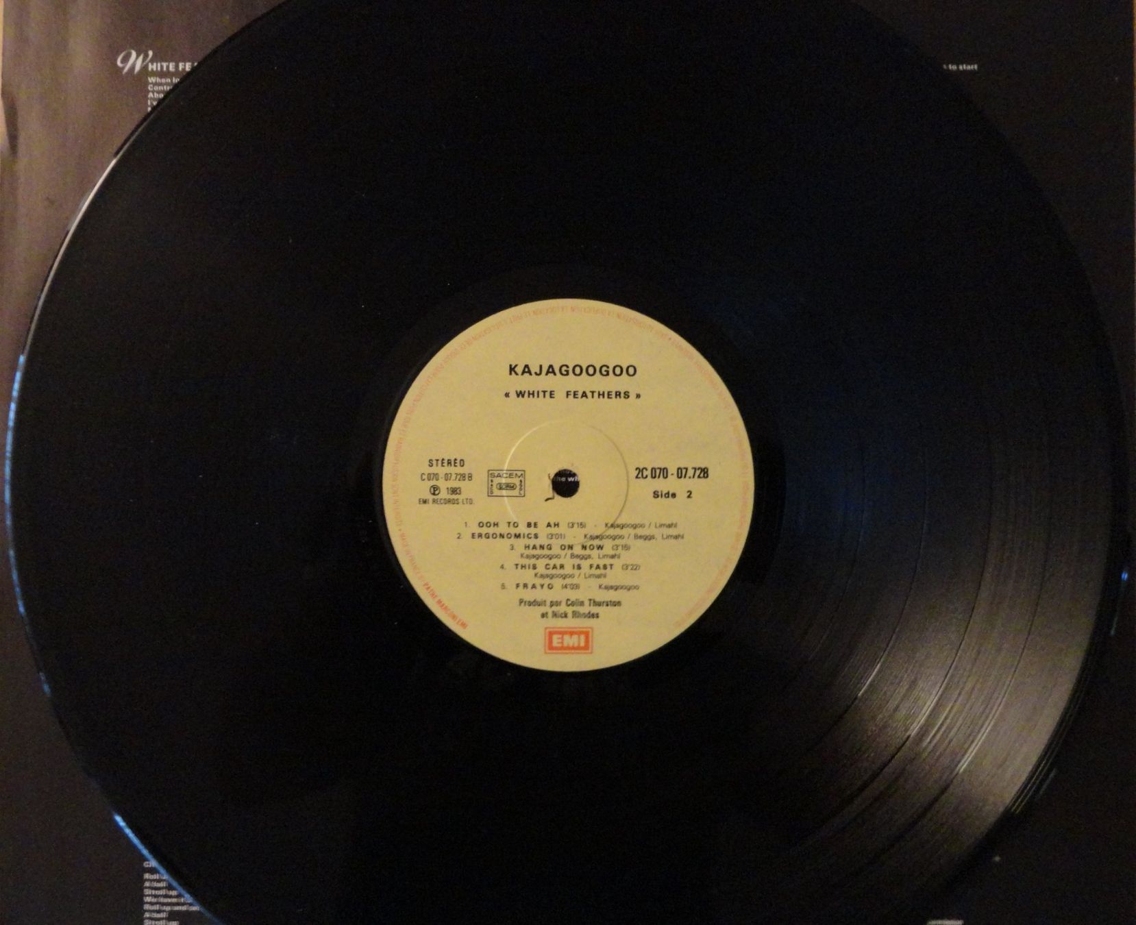 Dischi in vinile: KAJAGOOGOO - White Feathers – Usato da Neftenbach venduto da Verk13 3