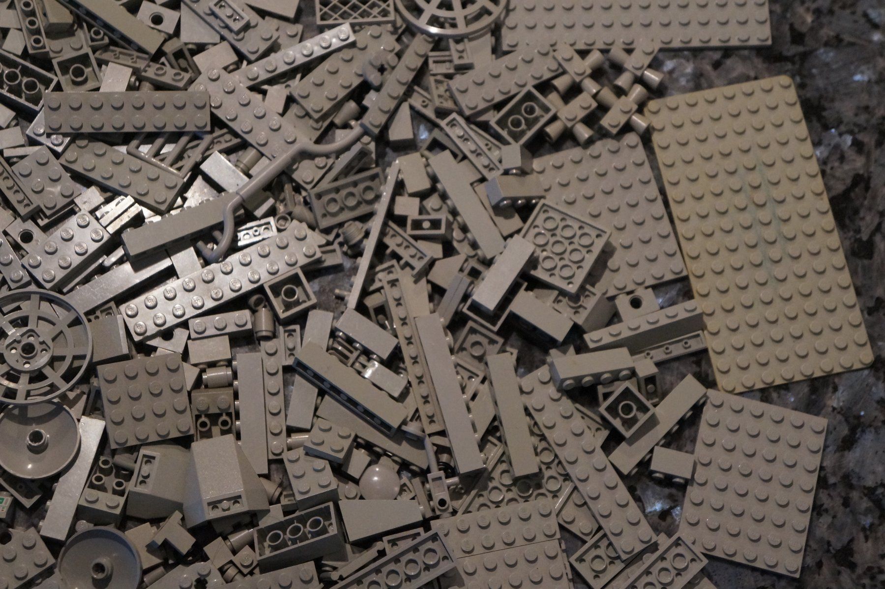 Lego Giocattoli: Lego Lot in der Farbe althellgrau. – Usato da bronschhofen venduto da blackpearl01 3