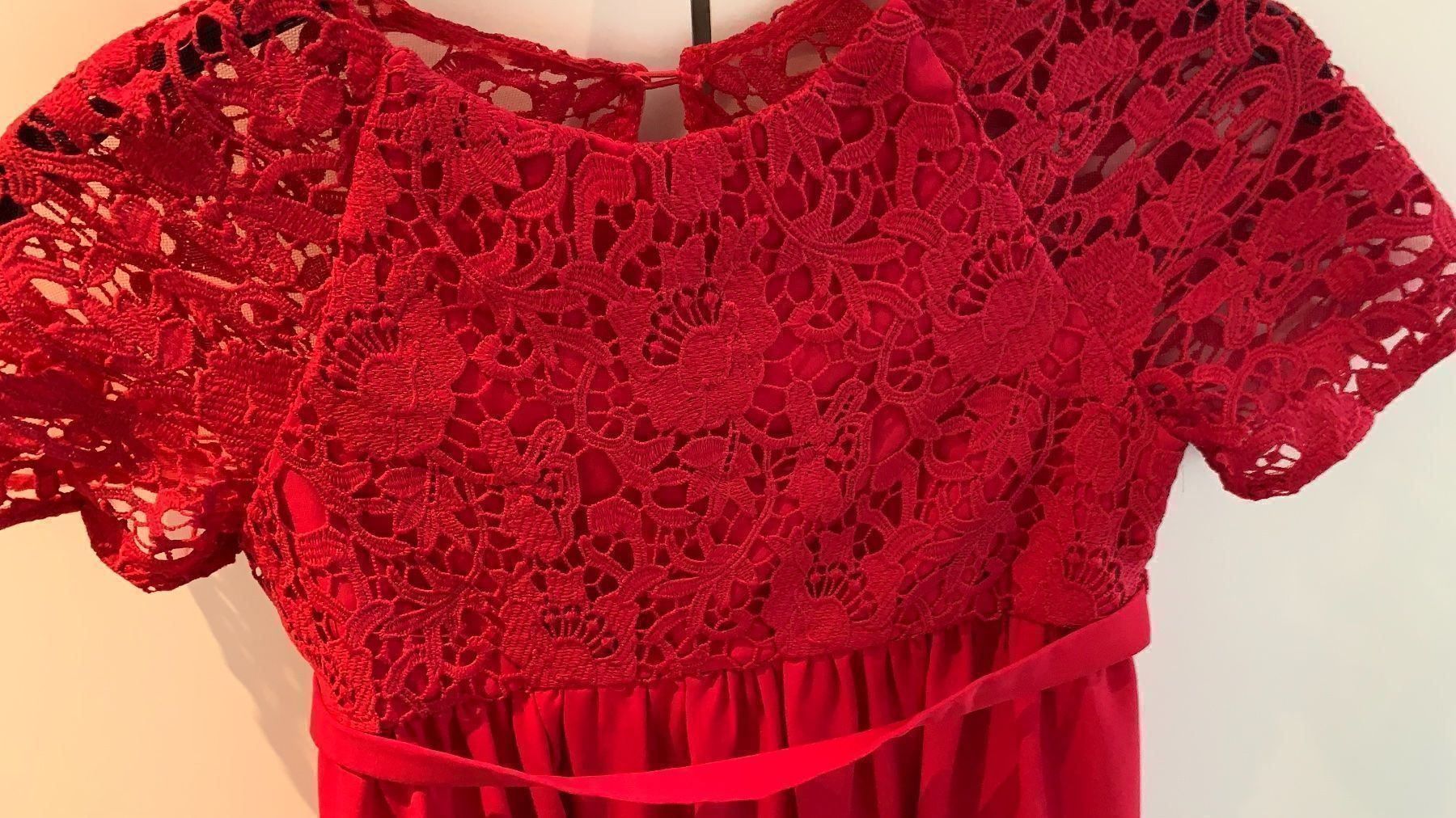 Vestiti & Gonne: Schönes Mäd.kleid rot 9J. – Usato da Biel-Benken BL venduto da BelginE 1