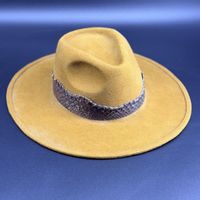 Borsalino Huanuni vintage camel taille 5½
