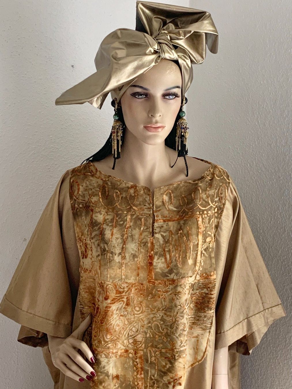 Vestiti: Afrikanisches Gewand mit Turban – Usato da Kloten venduto da Nephty 6