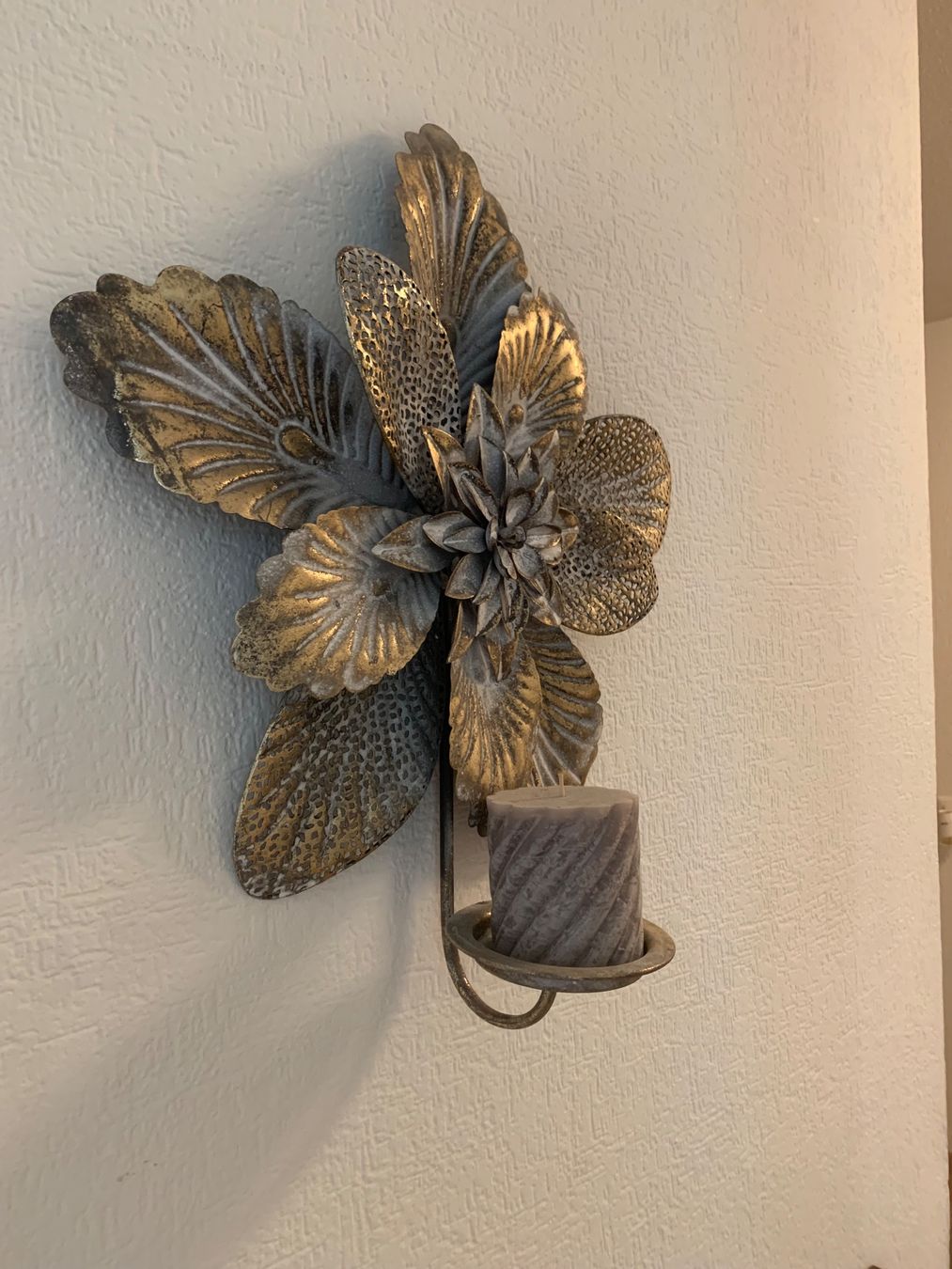 Portacandele: Wandkerzenhalter Blume, neuwertig – Usato da Widen venduto da Lambert63 2