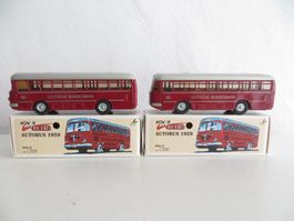 Kovap Retro 1:43: 2 x Büssing 1959 Deutsche Bundesbahn, OVP