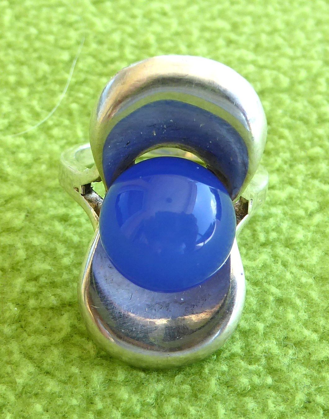 Anelli: Ring 925 Silber mit synthetischem Stein – Usato da Muri AG venduto da Lineli2020 1