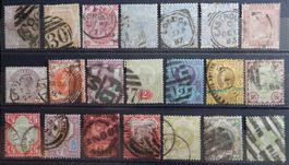Grossbritannien ex. Kat. 38-97 gest. 1872/87 Kat. 411 Euro