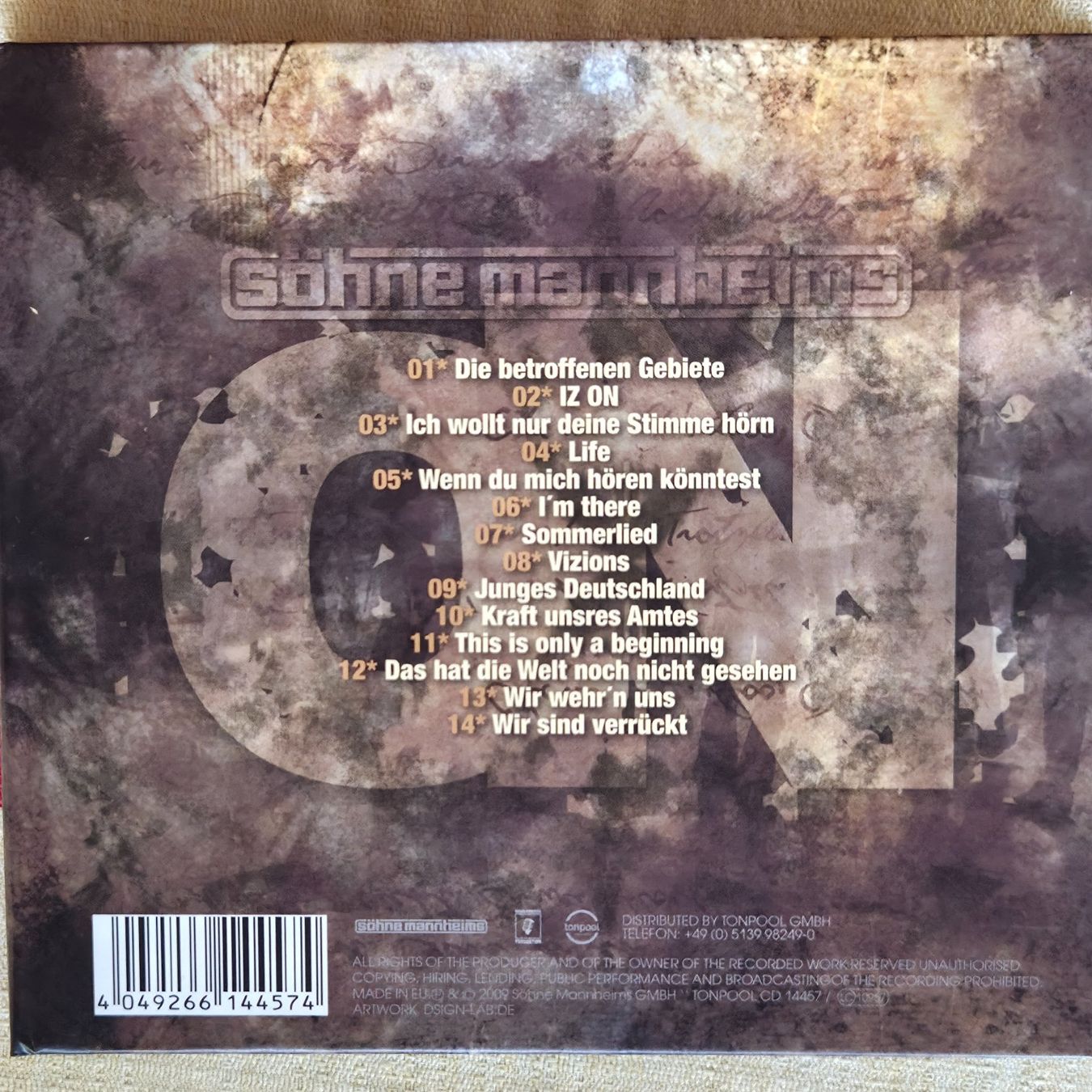 CD: Söhne Mannheims IZ CD – Usato da Dintikon venduto da Vexi 1