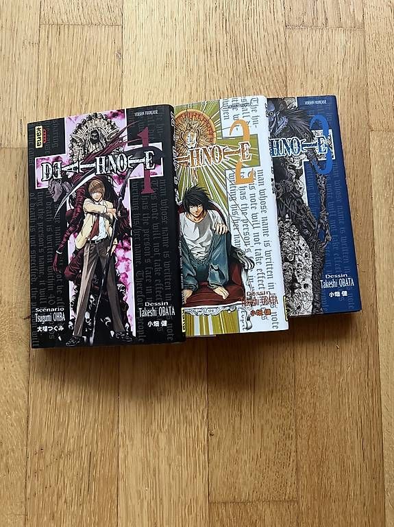 BD: Death Note tome 1-3 – D'occasion à La Tour-de-Peilz par Nartan