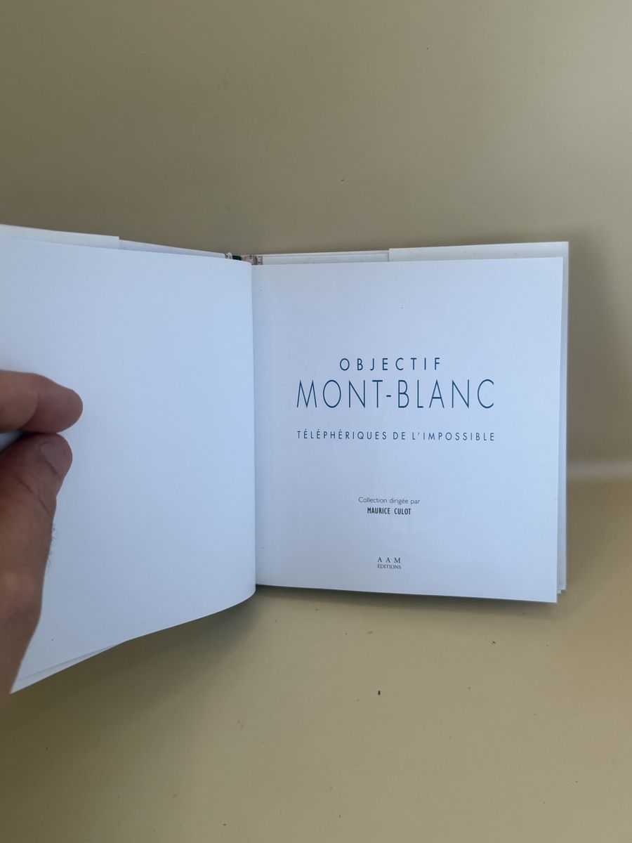Libri: Objectif Mont-Blanc Téléphériques de l’impossible – Usato da Genève venduto da sho_67qj 3