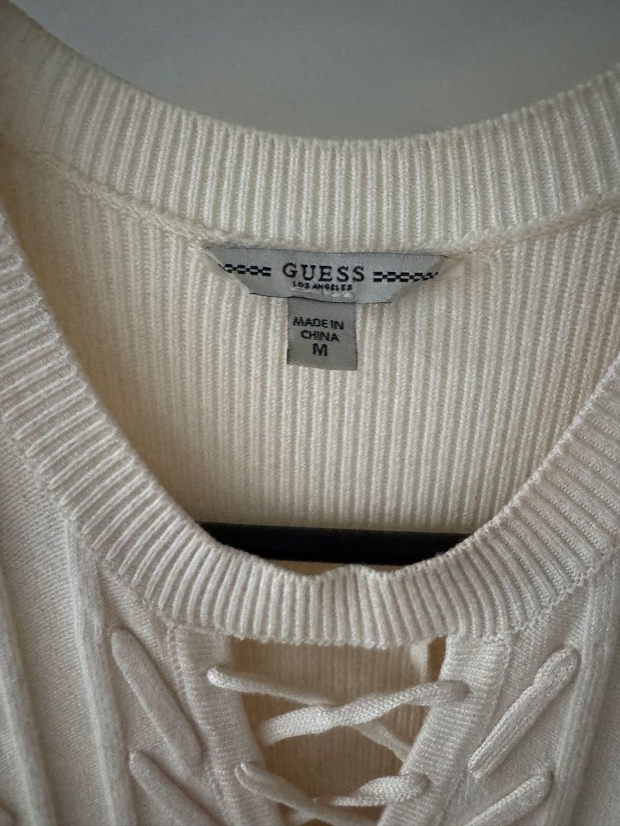 Guess Kleider: Damen Strickkleid GUESS cremefarben  – Neu (gemäss Beschreibung) aus Morges von melz_28 1