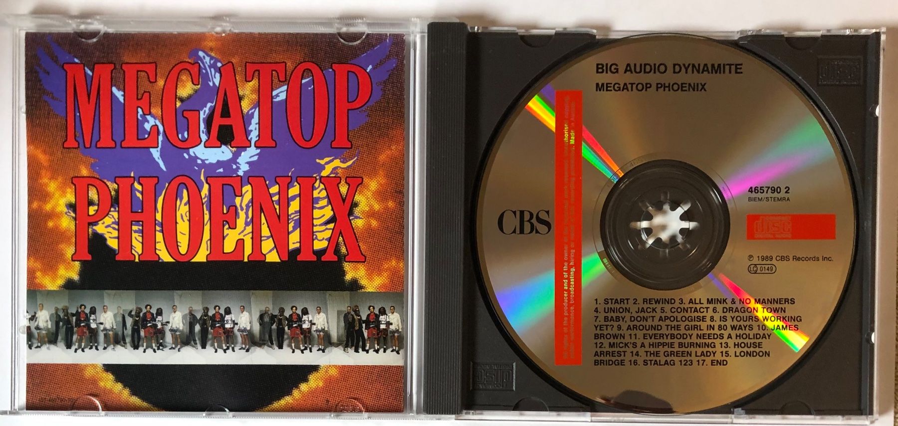 Vinyles: BIG AUDIO DYNAMITE - MEGATOP PHOENIX – D'occasion à Poliez-Pittet par Newtown-Records 2
