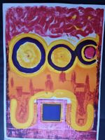 Jean‑Michel Neukom   grosse Lithographie Rückseitig signiert
