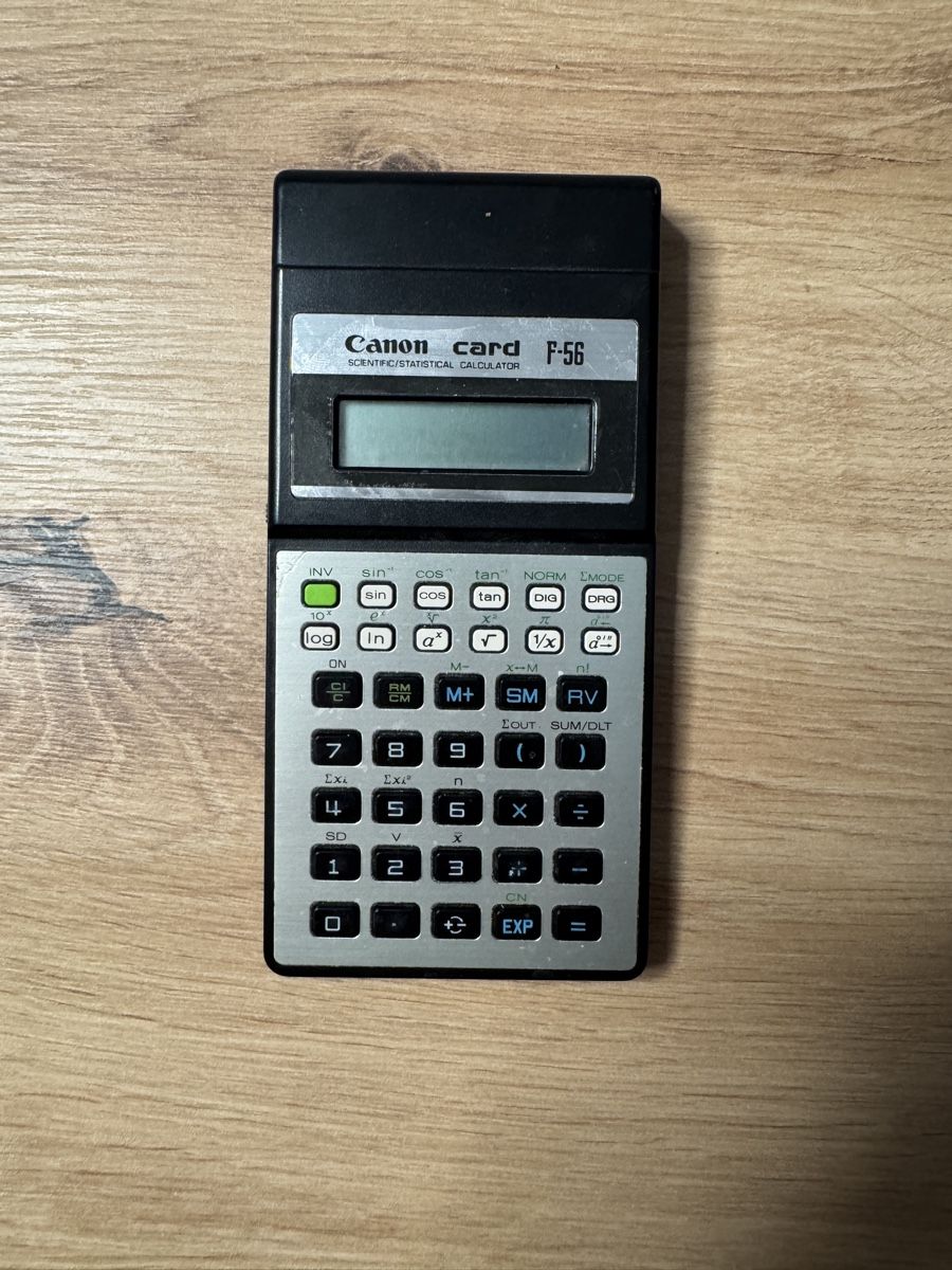 Canon Calcolatrici tascabili: Canon Card F-56 Rechner – Difettoso da Biberist venduto da etesummer