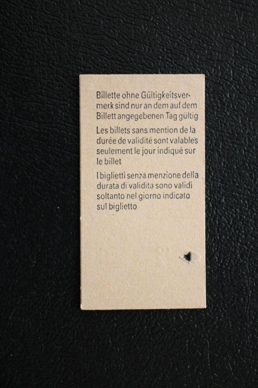 Biglietti: SBB - Billett Langenthal-Zofingen 21.10.1989 – Usato da Wiedlisbach venduto da han_n6ff 1