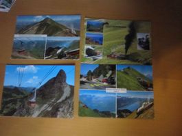 Schöne Postkarten BRIENZER Rothorn Bahn und Seilbahn