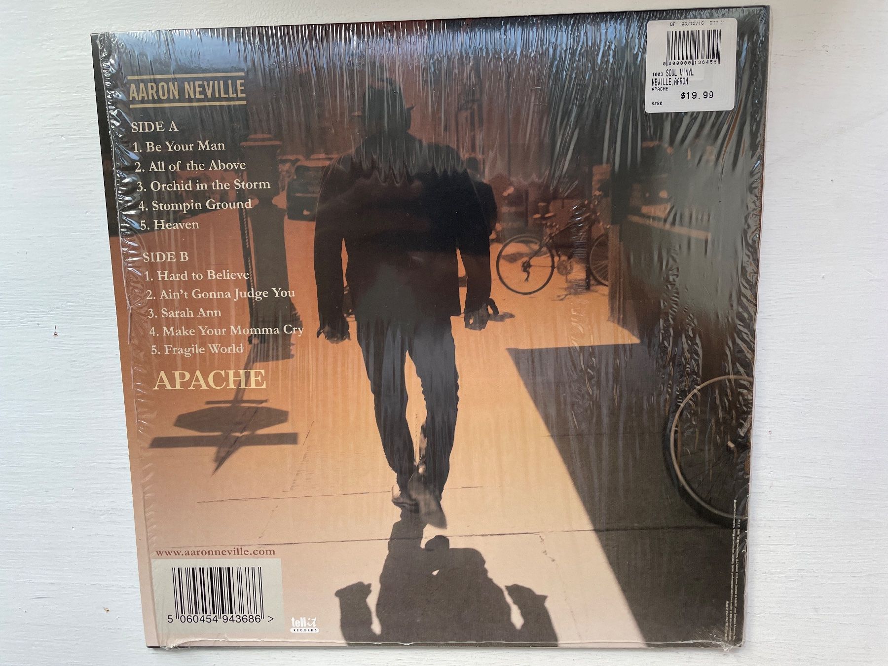 Dischi in vinile: Aaron Neville - Apache - LP, 2016, Barnes & Noble Exclusive – Usato da Zürich venduto da Andy_t71 1