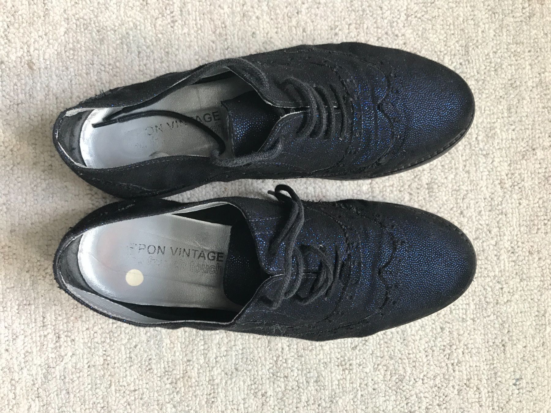 Scarpe da donna: Chaussures derby" IPPON VINTAGE" 37 bleu – Usato da Echandens venduto da pepite30 1