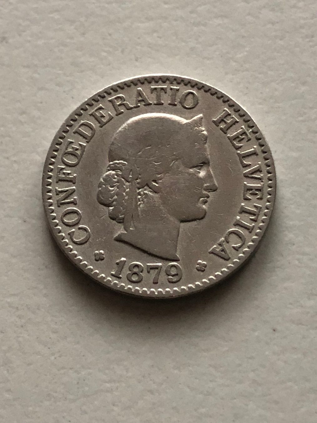 Tutti le monete: 10 Rp. 1879 – Usato da Schötz venduto da Odpa