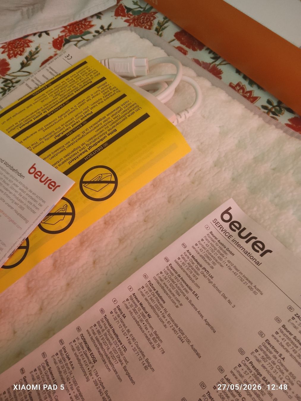 Cuscini: Coussin Chauffant Beurer Wellbeing Neuf, 3 Témperature – Nuovo e nell'imballaggio originale da Tavanasa venduto da inf_9wlc 2