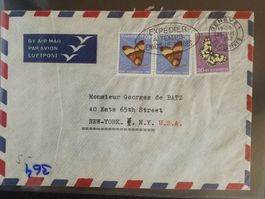 JB3) 1953, Pro Juventute Flugpostbrief mit Sonderstempel