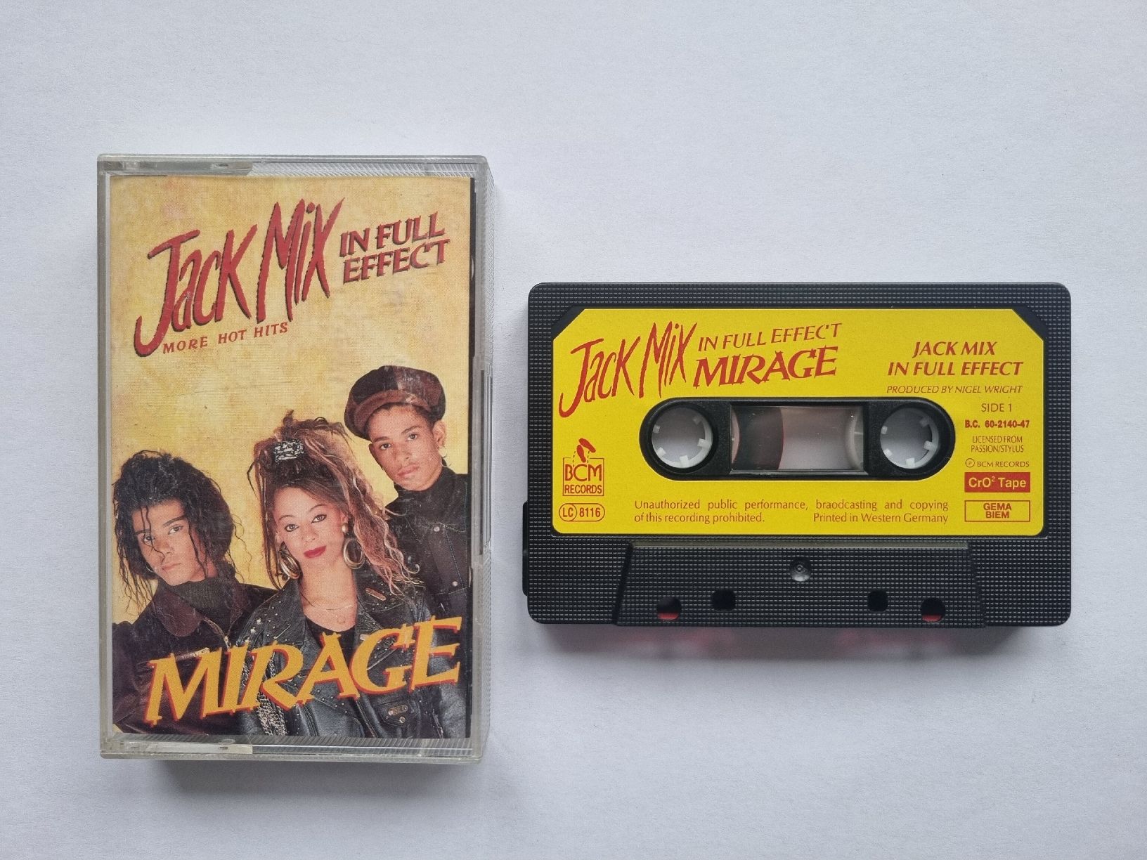 Musicassette: Jack Mix - Mirage, In Full Effect, Kassette, More Hot Hits – Usato da Windisch venduto da Firstspace